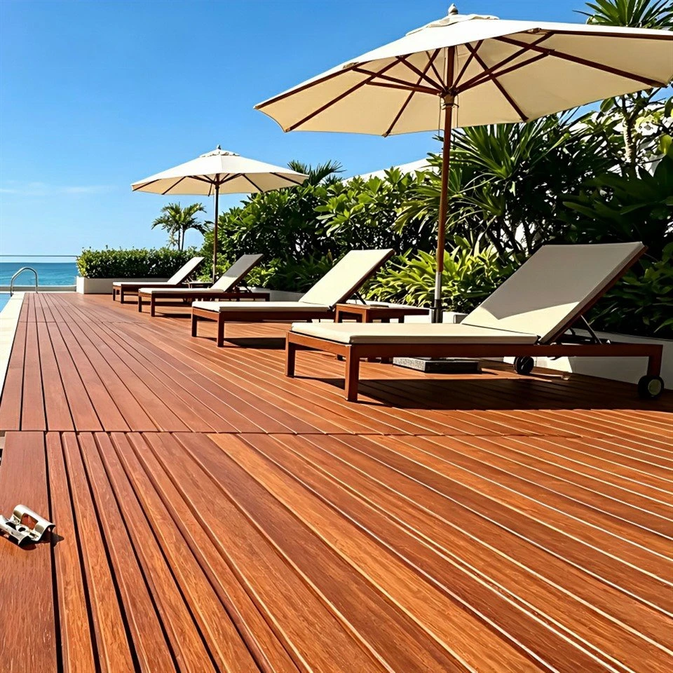 Bamboo Pool Deck
