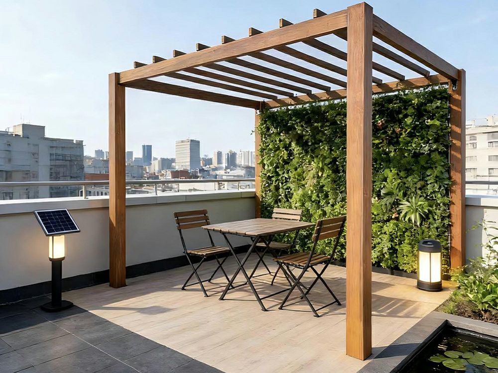 Bamboo Pergola