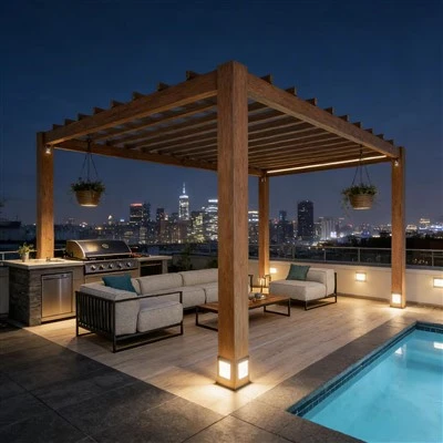 Bamboo Gazebo Roof