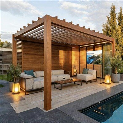 Pergola Roof Bamboo